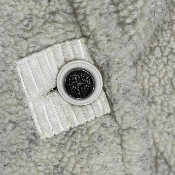 Vintage Faux Sherpa Fuzzy Cream Jacket XL - Picture 5 of 7